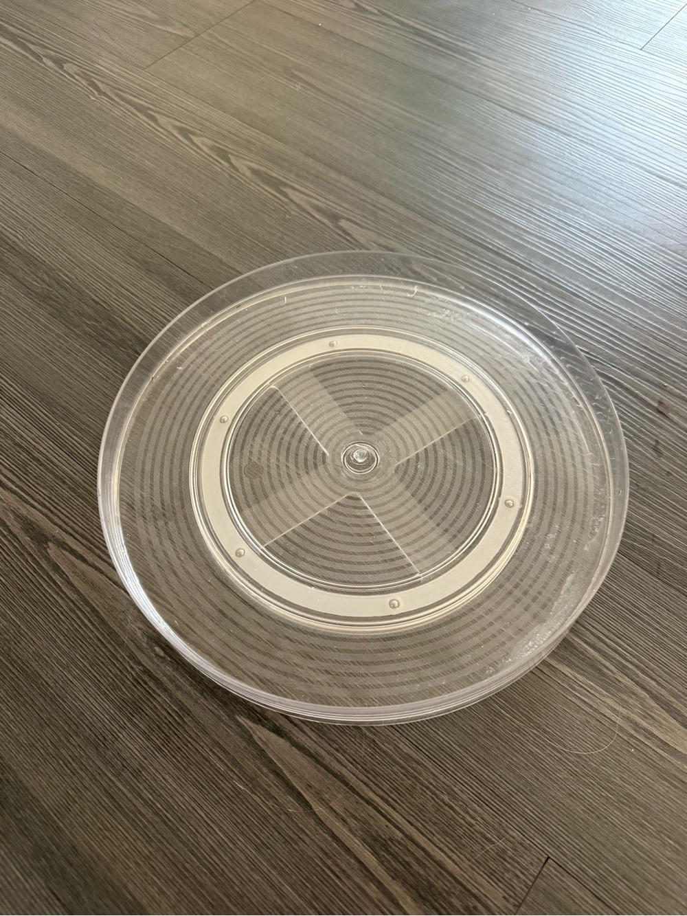 Clear Acrylic Round Lazy Susan Turntable - Clear